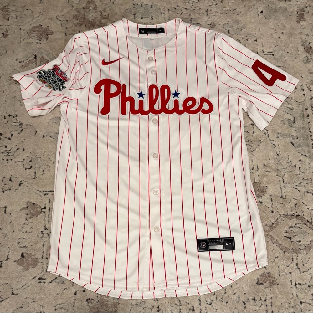 Nike Philadelphia Phillies Charlie Manuel #41 World Series 2008 Jersey Men’s M - Picture 1 of 8